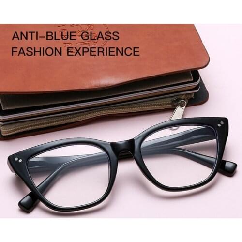 Elbru Retro Metal Anti-blue Glasses Frame Radiation Protection Transparent Optical Eyewear For Men Women Computer Eyeglasses