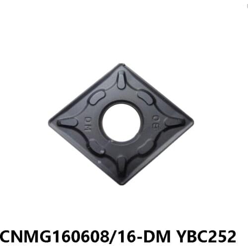 Original CNMG160608-DM CNMG160616-DM YBC252 Carbide Inserts for Steel CNMG 160608 160616 Lathe Cutter Turning Tools Cutting