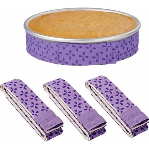 2-Piece Bake Even Strip,Cake Pan Dampen Strips,Super Absorbent Thick Cotton,Cake Strips for Baking,Cake Pan Strips