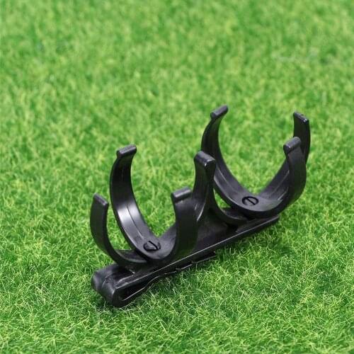 Portable Golf Rack Rack Popular Durability Plastic Black Golf Accessories For Club Golf Ball Holder Clip Clamp Golf Accessories