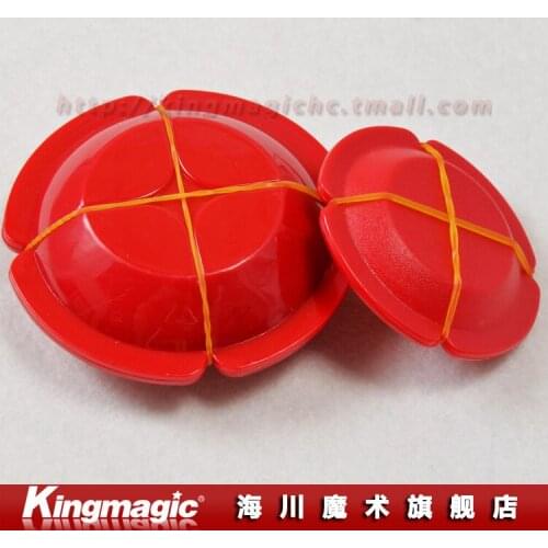 Coin Penetration/magic trick toys/magic props/Free shipping by CPAM