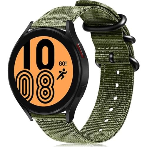 Nylon Bracelet for Samsung Galaxy Watch 4 Band 44mm 40mm Soft Wristband for Galaxy Watch4 Classic 46mm 42mm Strap 20mm 22mm