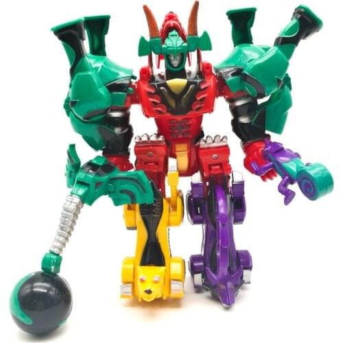 Transformation Dinosaur Robot Action Figures 5 in 1 Assemble Dinozords Ranger Megazord Children Toys Gifts