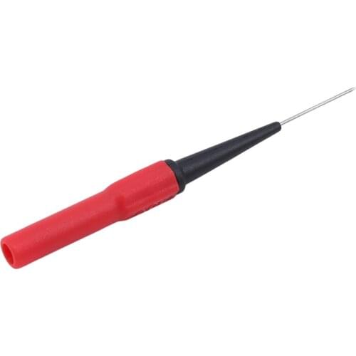Red + Black Multimeter Pen Probe Very Fine Repair Test Needle Auto Repair Parts