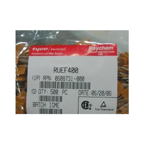 500PCS x RUEF400 UF400 4A 30V PPTC Resettable fuse
