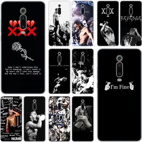 Hot XXXTENTACION Rap Hip Silicone Case For Xiaomi Mi Note 10 9T CC9 E 9 Pro A3 Lite Play Redmi Note 8T 8 8A 6 Pro 6A 4X Cover