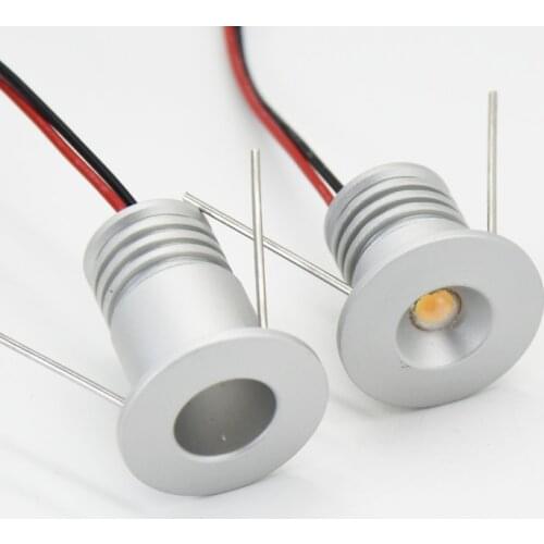 1W 12V 24V AC100-240V Mini LED Spot Lighting Downlight Recessed Ceiling Sauna Cabinet Light for Kitchen House Bulb Lamp