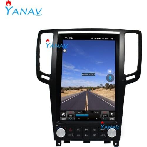 Tesla Car radio player GPS navigation For-Infiniti G37 G35 G25 G37S 2010-2017 car stereo HD vertical screen auto video player