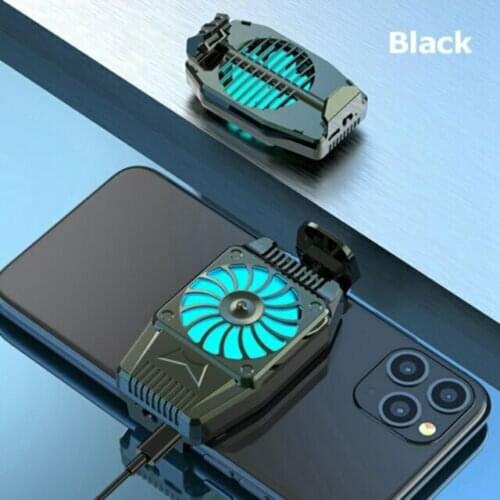 Universal Mobile Phone Cooling Fan Radiator Turbo Hurricane Game Cooler Cell Phone Cool Heat Sink For IPhone/Samsung/Xiaomi