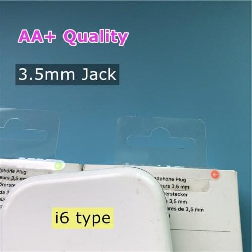 10pcs/lot Earphones With Microphone AAA Quality In-Ear 3.5mm Jack Wired Earphone For i5s 5c SE 6 6S Plus 4s Headphone With Box