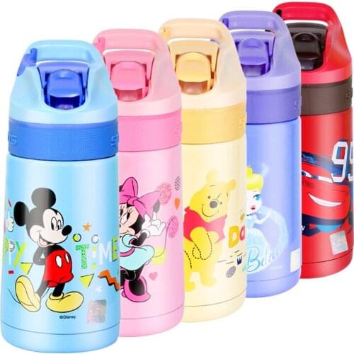 450ml My Baby Sport Insulated Bottle Portable Disney Children Thermos Water Cup Feeding 2021 Winter Kids Stainless Steel Bottles