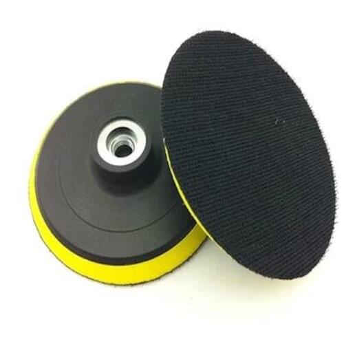 Free shipping 2PCS rubber made self adhere 80/100/125mm polishing chucks for being used with polishing pad for good polishing