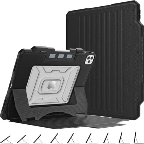 MoKo For iPad Pro 12.9 4th Generation 2020&2018 Case ,Shockproof Rugged Protective Case for iPad Pro 11 2nd Gen 2020&2018