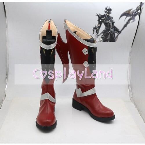 Final Fantasy XIV BRING ARTS Cosplay Shoes Boots for Adult Men Shoes Costume Accessories Custom Made Halloween Party Shoes