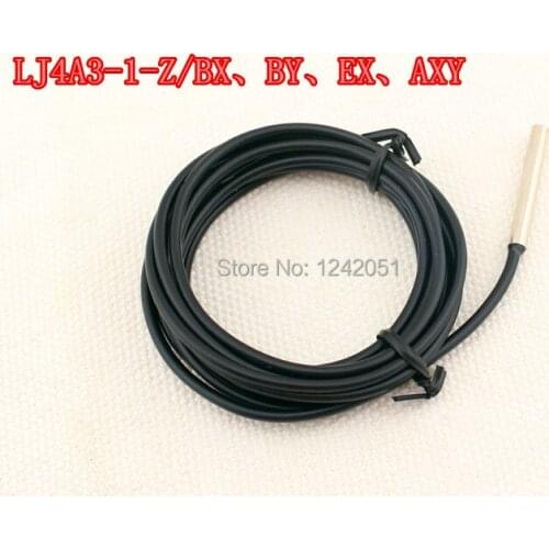 DC PNP NO three wire 1mm M4 Inductive proximity switch sensor LJ4A3-1-Z/BY