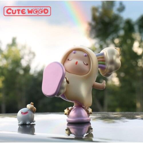 Kawaii Toy Genuine Wonder World Sleepwalking Series Blind Random box Trend Kid doll Christmas Gift Computer Desktop Decoration