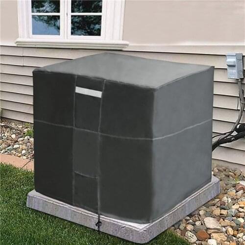 External Air Conditioner Cover Balcony Rainproof Dustproof Cover 86*86*76CM Outdoor Square Air Conditioning Waterproof Cover