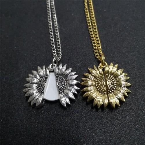 Sublimation blank locket photo necklaces pendants fashion hot transfer printing blank jewelry consumables new 15pcs/lot