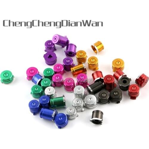 ChengChengDianWan Aluminium Alloy Metal Bullet Buttons ABXY bullets button+Guide Mod Kit for xbox one Xboxone controller 50sets