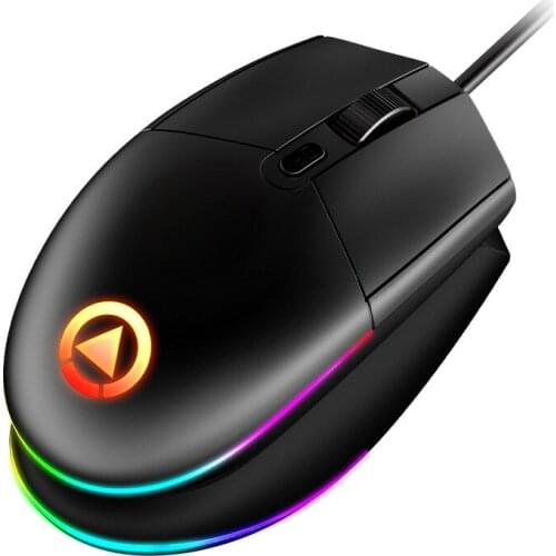 7 LED Backlight Wired Gaming Mouse USB Optical Computer Ergonomic Mouse Gamer Adjustable DPI Mice for PC Laptop Computer Desktop