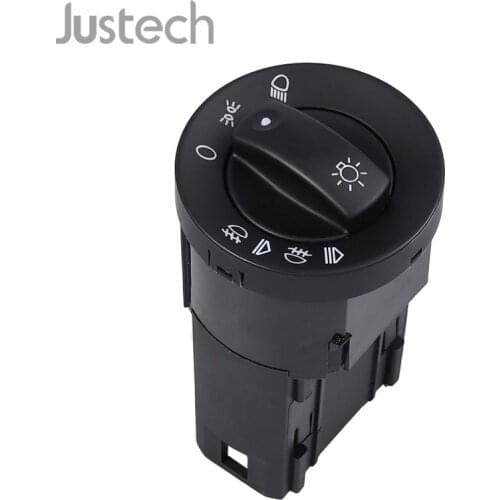 Justech New Fog Light Headlight Switch 8E0941531A For VW Audi A4 8E B6 B7 Year 2000 - 2007 17 Pins Car Light Switch