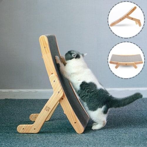 Adjustable Cat Scratcher Corrugated Paper Cats Scratch Board Grinding Nails Protecting Furniture Cat Toy Pet Training Toy