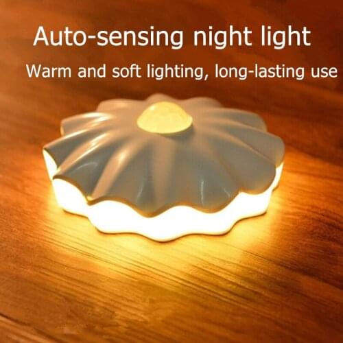 LED Night Light Novel Wall Lamp Room Decoration USB Rechargeable Energy-saving Lighting for Children Christmas Gift Decoration
