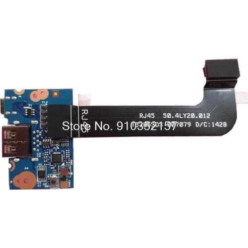 Laptop USB and Network Card Board With Cable Subcard RJ45 For Lenovo For Thinkpad X1 Carbon 2nd Gen 04X5599 New