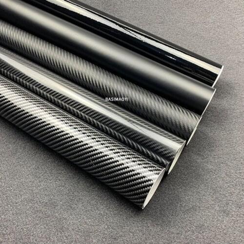 Auto Car Interior Stickers Wrapping Film Fiber Vinyl Wrap Console Computer Bicycle Laptop Phone Cover Motorcycle Self Adhesive