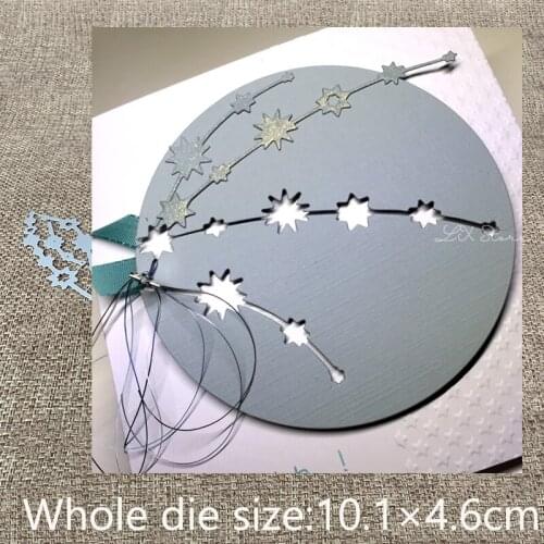 XLDesign Craft Metal Cutting Die Scrap cut dies 3pcs stars edge decoration scrapbook Album Paper Card Craft Embossing die cuts