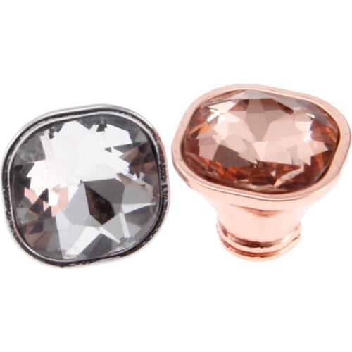 1Pc 21*19mm Diamond Crystal Glass Knobs Furniture Handles Cupboard Drawer Pull Kitchen Cabinet Door Wardrobe Knob Hardware