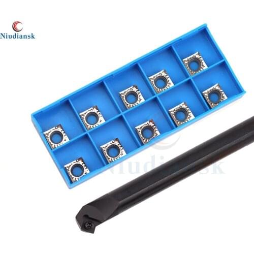 1pc Internal Turning Tool Holder S12M S16Q-SSSCR09 S20R-SSSCR09 S25S-SSSCR09 SSSCL 10pcs SCMT09T3 CNC Lathe Tool Carbide Inserts