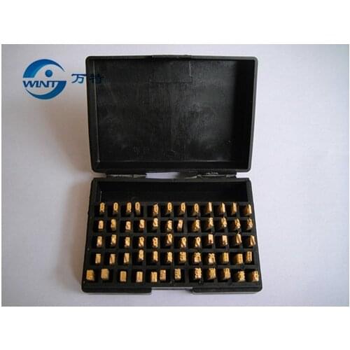 2*3*15, English letter, font,characters for DY-8/HP-241B date coding machine, hot stamp coder, hot ink roll coder, ribbon coder