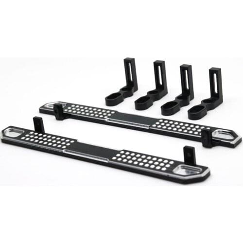 2PCS TRX4 Metal Rock Sliders Pedal for 1/10 RC Crawler Traxxas TRX-4 Upgrade Parts