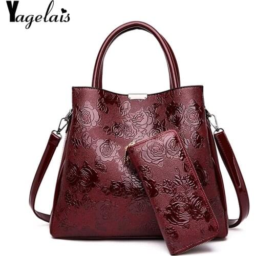 2019 Ladies Handbag High Quality Shoulder Bag Ladies Handbag Fashion Brand PU Ladies Bag Messenger Bag With Wallet