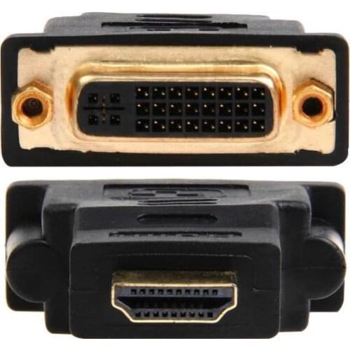 DVI to HDMI-compatible Adapter Converter DVI 24+5 Converter for HDTV LCD PC Computer DVD Projector PS3 PS4 TV BOX