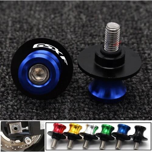 Motorcycle Accessories CNC Aluminum M8 Swingarm Spools Slider Stand Screw For Suzuki GSX650F GSX-F 2008-2015