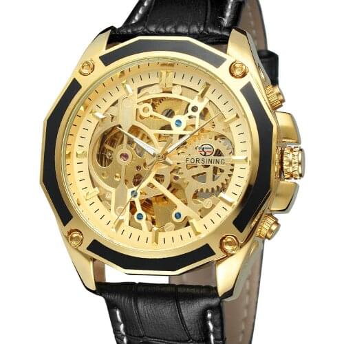 2020 Forsining Mens Watch Luxury Brand Automatic Business Man Fashion Skeleton Wristwatch Relogio Masculino Analog Dress Clock