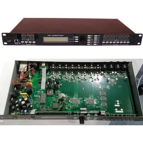 4.8SP digital processor original software for good performance in stage church concert professional audio systems In amplifier