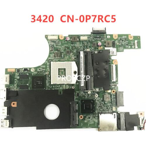 FOR DELL Vostro V3420 3420 V2420 2420 CN-0P7RC5 0P7RC5 P7RC5 Laptop Motherboard SLJ8F HM75 N13M-GS-A2 GPU DDR3 100% Testing work