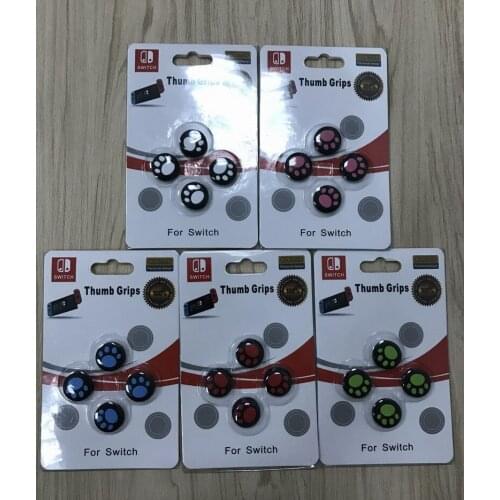 For nintendo switch cat claw 3d analog button thumb grips protect cap