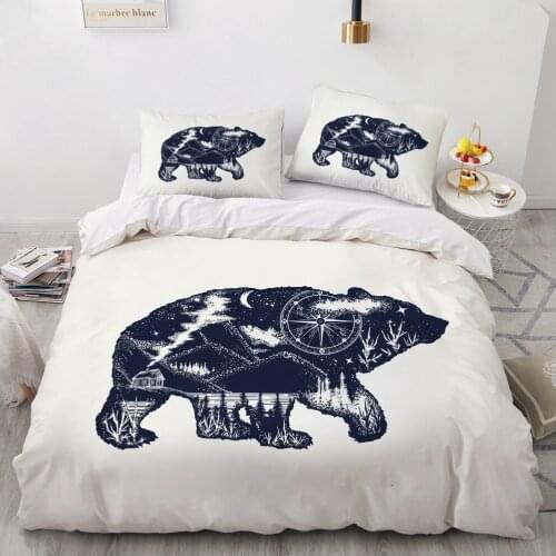 Classic 3D Design Custom Bedding Sets Comforter Quilt Cover Duvet Set Single King Queen Double Single Size Home Textile