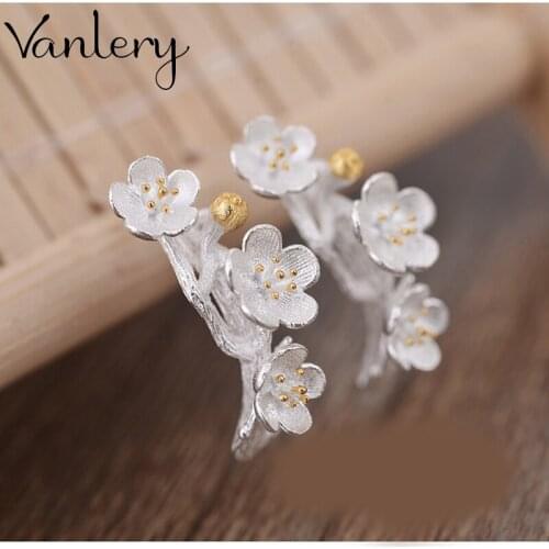 Korean Version of Retro Vintage Flower Earrings For Women Punk Geometric Earrings 2021 New Trendy Jewelry