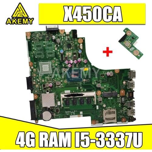 90MB0270-R0A000 Motherboard For Asus X450CC X450CA A450C X450C X452E X450E X452C Laptop Mianboard w/ i5-CPU 4GB memory