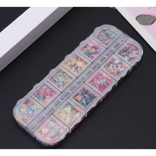 Slime Beads Box Fruit Slice Sprinkles Slime Filler For Handgum Foam Fluffy Slime Clay Mud DIY Supplies Decoration Toys Slime