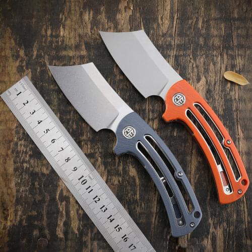 Petrified fish PFE01 K110 steel Pocket Folding Knife G10 Handle Outdoor Camping Hunting Tactical Survival edc Tool Knives