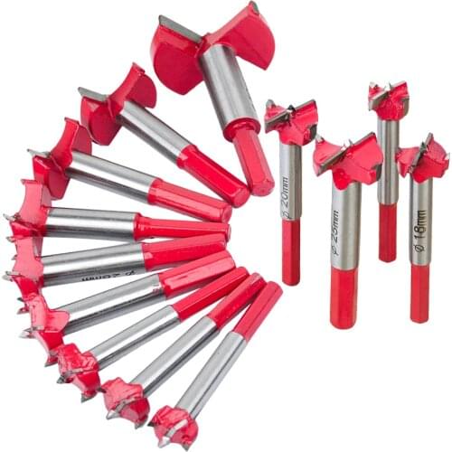 1Pc Forstner Drill Bit 15mm-60mm2 Flutes Carbide Tip Auger Woodworking Hole Saw Wooden Cutter For Power Tools Drill Bits
