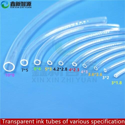 Ink tube ink pipe for Mimaki jv33 jv5 Roland RS-640 Mutoh VJ1604 slovent printer hose DX4 DX5 DX7 printhead 3*2mm 4*3mm ink pipe
