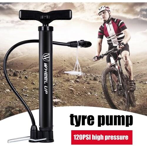Bike Tire 120psi Inflatable Pump Entertainment Outdoor Cycle Biking for WHEEL UP American/Presta Valve Bicycle Part