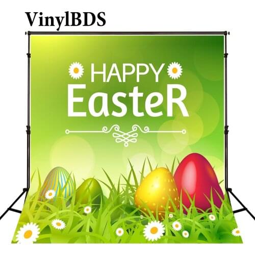 VinylBDS Spring Photography Backdrops Easter Egg Backdrops Backdrops Beautiful Customize Seamless Background Photo